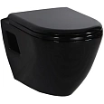 Детальная картинка товара «унитаз smart creavit terra tp325-00si00e-0000 с биде, черный»
