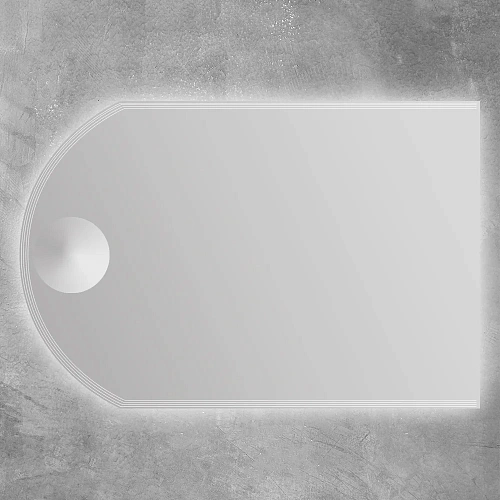 Зеркало CEZARES 45030, 1200х800 с увеличительным зеркалом, с подстветкой и антизапотеванием Зеркало CEZARES 45030, 1200х800 с увеличительным зеркалом, с подстветкой и антизапотеванием