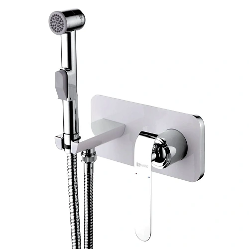 Гигиенический душ Lemark Melange LM4919CW, встраиваемый, хром Гигиенический душ Lemark Melange LM4919CW, встраиваемый, хром