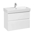 Тумба под раковину Roca Oleta 80 белый матовый, 2 ящика, A857640501 Тумба под раковину Roca Oleta 80 белый матовый, 2 ящика, A857640501