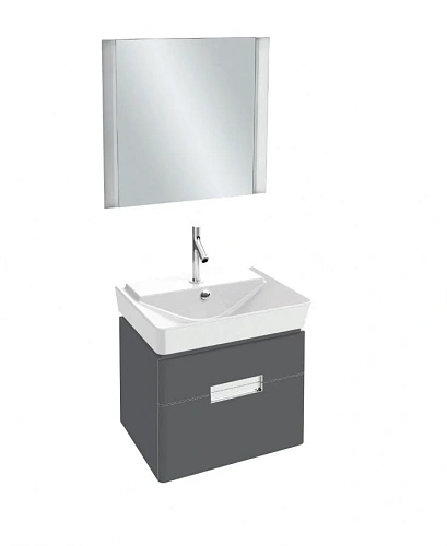 Комплект мебели 60 см Jacob Delafon Reve , подвесной, серый антрацит, 2 ящика, с подсветкой, подвесн E4802-00+EB1134-442+EB575-NF Комплект мебели 60 см Jacob Delafon Reve , подвесной, серый антрацит, 2 ящика, с подсветкой, подвесн E4802-00+EB1134-442+EB575-NF