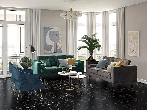 Керамогранит Cersanit Queen черный 42x42 QN4R233 Керамогранит Cersanit Queen черный 42x42 QN4R233