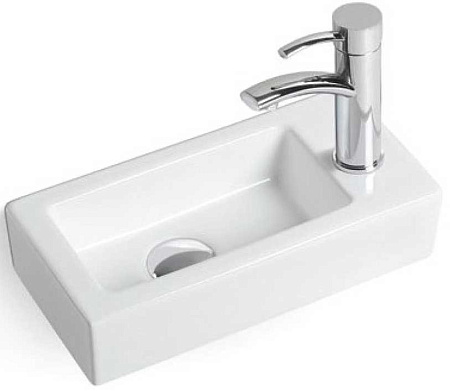 Раковина Vincea VBS-133R, 370x180x90 белая, правая