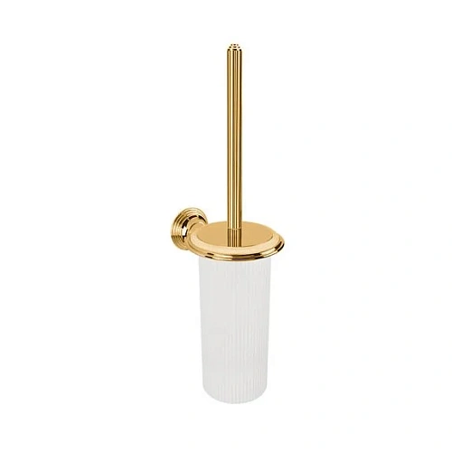 Ершик для унитаза Colombo Hermitage B3307.HPS-VAN с колбой, подвесной 41.2см., PVD золото/матовое стекло Ершик для унитаза Colombo Hermitage B3307.HPS-VAN с колбой, подвесной 41.2см., PVD золото/матовое стекло