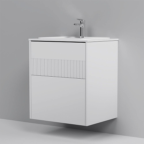 Тумба под раковину AM.PM Func M8FFUX0602WM push-to-open, 60 см, белый матовый Тумба под раковину AM.PM Func M8FFUX0602WM push-to-open, 60 см, белый матовый