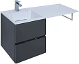 Тумба под раковину Aquanet Алвита 48 серый антрацит 00243662 Тумба под раковину Aquanet Алвита 48 серый антрацит 00243662