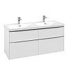 Картинка анонса товара «тумба под раковину villeroy &amp; boch subway 3.0 pure white / pure white c56800vf»