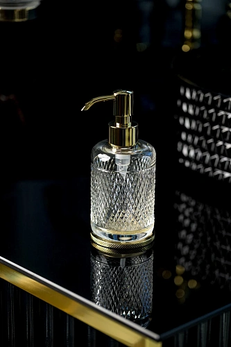 Дозатор жидкого мыла Boheme AURA Gold 10250-G Дозатор жидкого мыла Boheme AURA Gold 10250-G