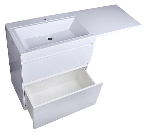 Тумба под раковину Style Line Даллас 140, Люкс белая, PLUS, ЭМАЛЬ напольная СС-00002385 Тумба под раковину Style Line Даллас 140, Люкс белая, PLUS, ЭМАЛЬ напольная СС-00002385