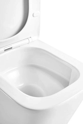 Унитаз подвесной Taliente Correto Tornado 3, белый, с крышкой микролифт CR55003 Унитаз подвесной Taliente Correto Tornado 3, белый, с крышкой микролифт CR55003