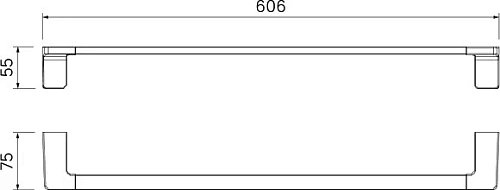 Полотенцедержатель IDDIS Slide (SLISC10i49) хром Полотенцедержатель IDDIS Slide (SLISC10i49) хром
