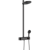Картинка анонса товара «душевая система hansgrohe pulsify s showerpipe 260 2jet с термостатом для ванны 24240670, матовый че»