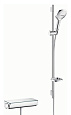 Душевой гарнитур Hansgrohe Ecostat Select/Raindance Select E 120 3jet/Combi 27039400 с термостатом Душевой гарнитур Hansgrohe Ecostat Select/Raindance Select E 120 3jet/Combi 27039400 с термостатом
