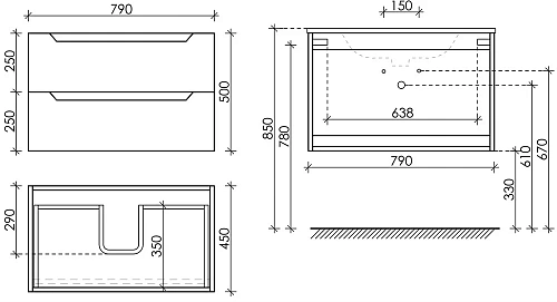 Тумба под раковину Sancos Norma 2.0 NR2.080W белый Тумба под раковину Sancos Norma 2.0 NR2.080W белый