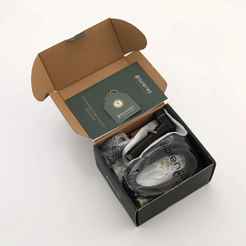 Смеситель для раковины Splenka S05.12.06 с гигиеническим душем, черный Смеситель для раковины Splenka S05.12.06 с гигиеническим душем, черный