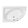 Акриловая ванна WHITECROSS Aquarella 170x110 левая &quot;LINE&quot; бронза 0108.170110.100.LINE.BR