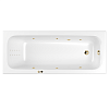 Картинка анонса товара «акриловая ванна whitecross vibe 180x75 &quot;line nano&quot; золото гидромассажная 0105.180075.100.linenano.gl»
