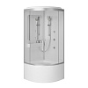 Душевая кабина AM.PM Like Deep W80C-019A-090MTA с гидромассажем 90х90 см Душевая кабина AM.PM Like Deep W80C-019A-090MTA с гидромассажем 90х90 см