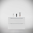 Картинка анонса товара «тумба под раковину style line марелла 80 люкс антискрейтч белый матовый, plus подвесная сс-00002376 сс-00002410»