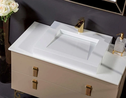 Смеситель для раковины Boheme Venturo золото 381 Смеситель для раковины Boheme Venturo золото 381