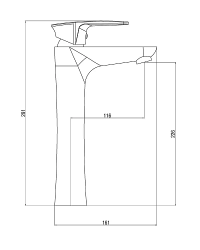 Смеситель для раковины OneLife P09-121cr хром Смеситель для раковины OneLife P09-121cr хром
