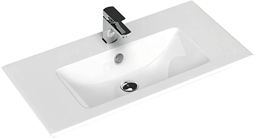 Тумба под раковину Aquanet Практика 80 00347965 белый глянец Тумба под раковину Aquanet Практика 80 00347965 белый глянец