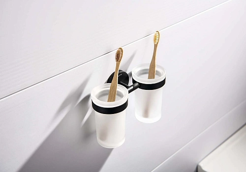 Стакан Aquatek ЕВРОПА AQ4117MB черный матовый Стакан Aquatek ЕВРОПА AQ4117MB черный матовый