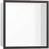 Настенный короб Hansgrohe XtraStoris Individual, с дизайнерской рамой, 30х30х10 см 56099340, шлифова Настенный короб Hansgrohe XtraStoris Individual, с дизайнерской рамой, 30х30х10 см 56099340, шлифова