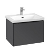 Картинка анонса товара «тумба под раковину villeroy &amp; boch subway 3.0 graphite / graphite c57501vr»