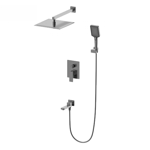 Душевая система Wonzon & Woghand встраиваемая, темный графит (WW-88087068-BGM) Душевая система Wonzon & Woghand встраиваемая, темный графит (WW-88087068-BGM)