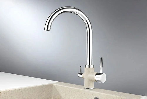 Смеситель для кухни Granula 3168, XРОМ/ПИРИТ Смеситель для кухни Granula 3168, XРОМ/ПИРИТ