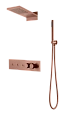 Душевая система Boheme Fusion 131-CB встраиваемая с термостатом, Copper Brushed Душевая система Boheme Fusion 131-CB встраиваемая с термостатом, Copper Brushed