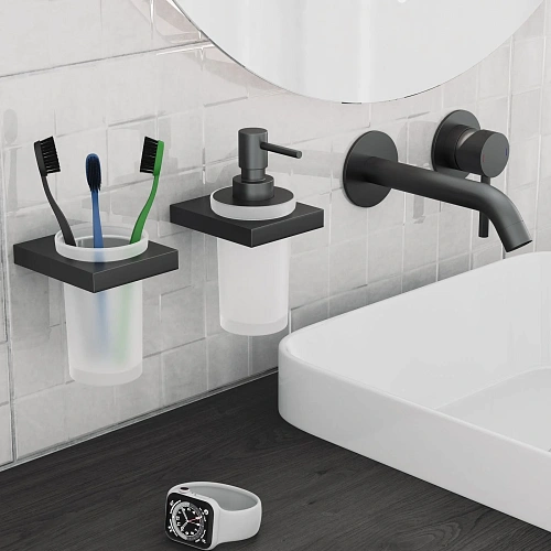 Дозатор жидкого мыла Timo Petruma 15239/03 черный Дозатор жидкого мыла Timo Petruma 15239/03 черный