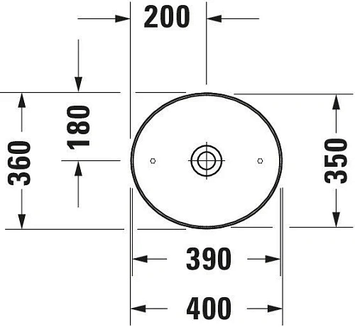 Раковина Duravit Cape Cod 2328400000 Раковина Duravit Cape Cod 2328400000