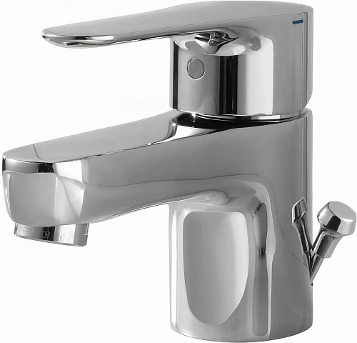 Смеситель для раковины Jacob Delafon July E16027-4D-CP с донным клапаном Смеситель для раковины Jacob Delafon July E16027-4D-CP с донным клапаном