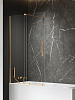 Шторка на ванну NEW TRENDY SMART GOLD BRUSHED 80x150 EXK-7785 брашированное золото