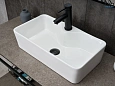 Детальная картинка товара «раковина gid n9092 51202 накладная белая 55x31x14»