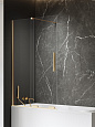 Шторка на ванну NEW TRENDY SMART GOLD BRUSHED 130x150 EXK-7790 брашированное золото Шторка на ванну NEW TRENDY SMART GOLD BRUSHED 130x150 EXK-7790 брашированное золото