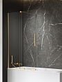 Шторка на ванну NEW TRENDY SMART GOLD BRUSHED 130x150 EXK-7790 брашированное золото Шторка на ванну NEW TRENDY SMART GOLD BRUSHED 130x150 EXK-7790 брашированное золото