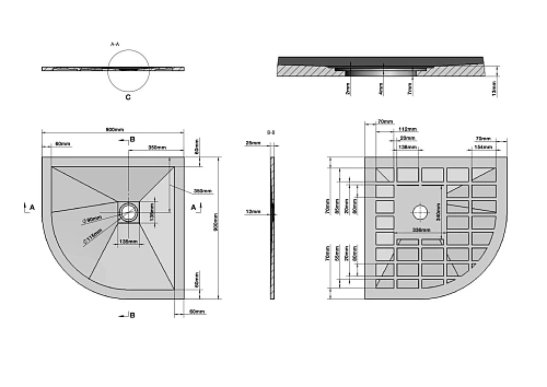 Душевой поддон GROSSMAN Strong белый (90x90x2,5) GR-S19090 Душевой поддон GROSSMAN Strong белый (90x90x2,5) GR-S19090