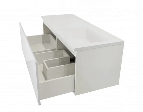 Тумба с раковиной Эстет Dallas Luxe ФР-00002320 1000х482 правая, подвесная 1 ящик Тумба с раковиной Эстет Dallas Luxe ФР-00002320 1000х482 правая, подвесная 1 ящик