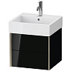 Картинка анонса товара «тумба под раковину duravit xviu xv43330b140 подвесная 48.4 см черный глянцевый»
