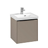 Картинка анонса товара «тумба под раковину villeroy &amp; boch subway 3.0 taupe / taupe c58101vm»
