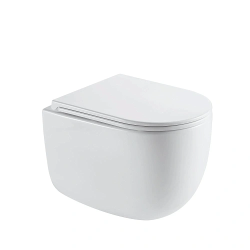 Унитаз подвесной Vincea Intero VT1-57TFS Торнадо белый, ультратонкое микролифт сиденье Унитаз подвесной Vincea Intero VT1-57TFS Торнадо белый, ультратонкое микролифт сиденье