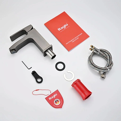 Смеситель для раковины Raglo R01.10.09, графит Смеситель для раковины Raglo R01.10.09, графит