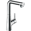 Картинка анонса товара «смеситель для раковины hansgrohe talis s с поворотным изливом и сливным гарнитуром, хром 72105000»