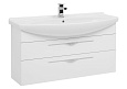 Тумба с раковиной Aquanet Ирвин 120 белый 00203975 + 00175450 Тумба с раковиной Aquanet Ирвин 120 белый 00203975 + 00175450