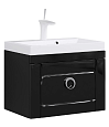 Тумба под раковину AQWELLA Infinity 60см Inf.01.06/001/BLK подвесная, черная Тумба под раковину AQWELLA Infinity 60см Inf.01.06/001/BLK подвесная, черная