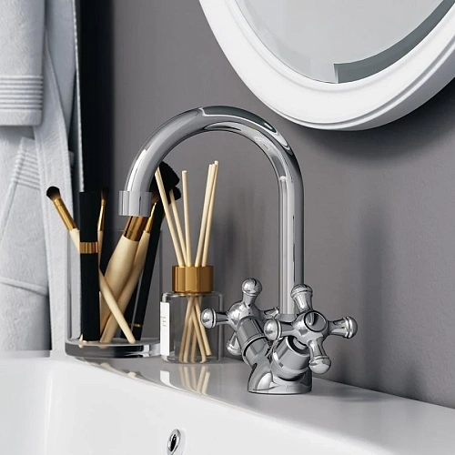 Смеситель для раковины Damixa Retro 230210000 Смеситель для раковины Damixa Retro 230210000