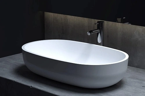 Раковина Salini GLORIA 05 покраска по RAL полностью 1102205MF 640x385 накладная S-Stone Раковина Salini GLORIA 05 покраска по RAL полностью 1102205MF 640x385 накладная S-Stone